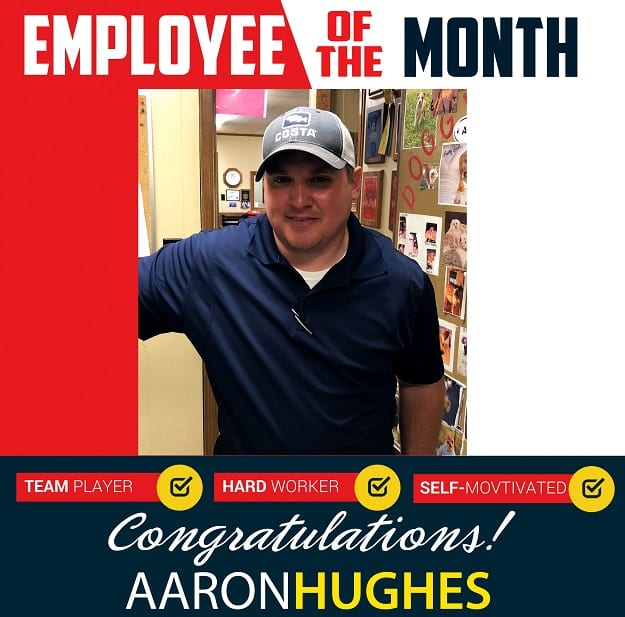 Employee of the Month – May 2018